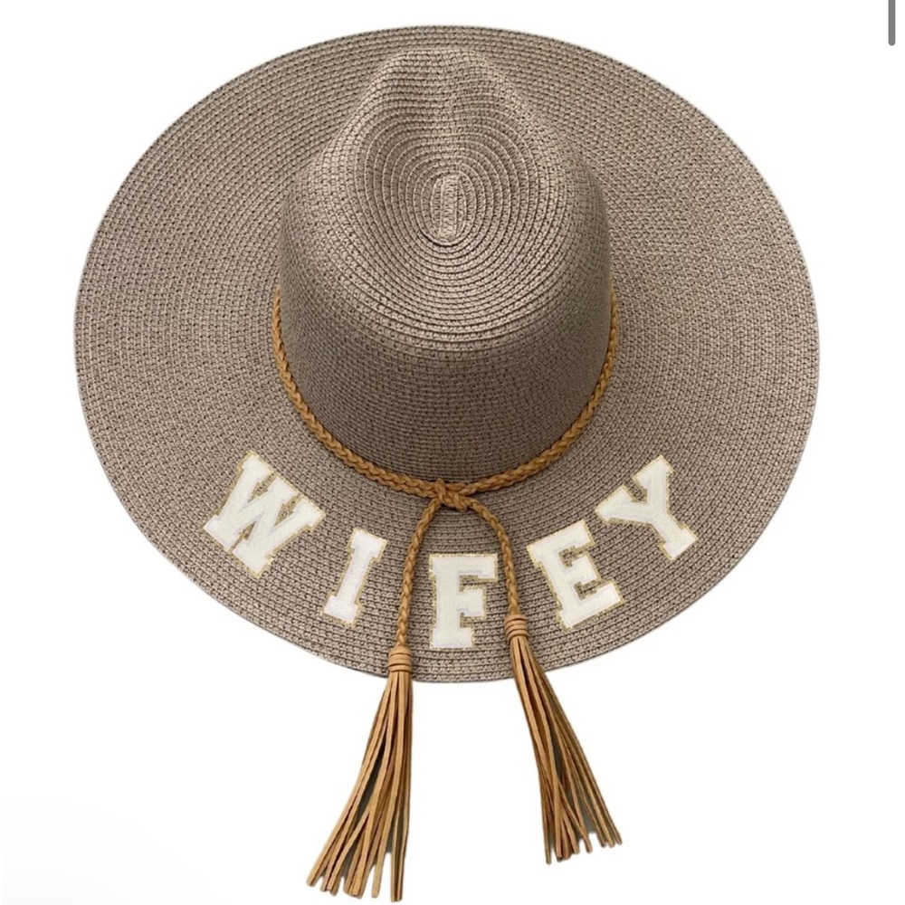 Judith March Grey Wifey Sunhat